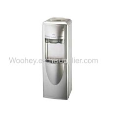 floor standing water dispenser with compressor cooling