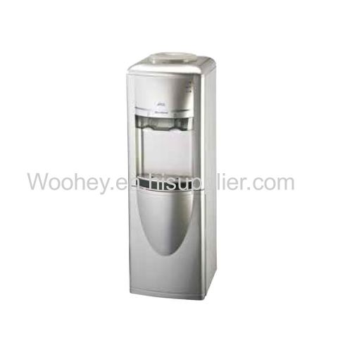 floor standing water dispenser with compressor cooling