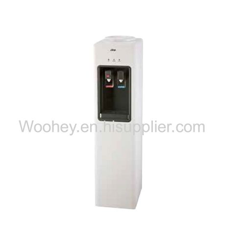 floor standing water dispenser with compressor cooling