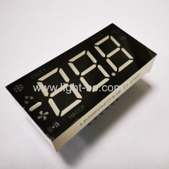 3 1/2 Digits Green / Yellow / Red 7 segment led display common anode for Refrigerator Control