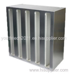 V-bank box type HEPA filters Air Filter