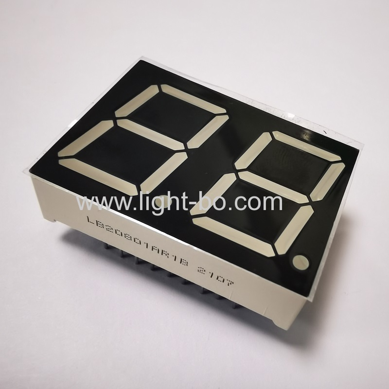 ultrarote 0,8" zweistellige 7-Segment-LED-Anzeige gemeinsame Anode für Instrumententafel