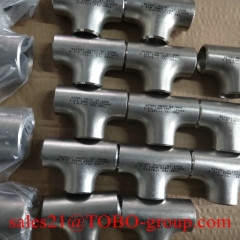 Pipe fittings TEE ASTM A403 BW WP347 ASTM SCH80 1" Pipe fittings