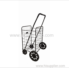 50KGS Factory Customized Portable Folding steel wire shopping cart for supermarket trolley wagon