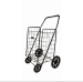 50KGS Factory Customized Portable Folding steel wire shopping cart for supermarket trolley wagon