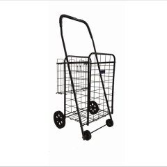 30KGS Factory Customized Portable Folding steel wire shopping carts for supermarket