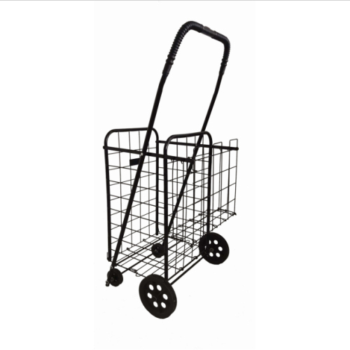 30KGS Factory Customized Portable Folding steel wire shopping carts for supermarket