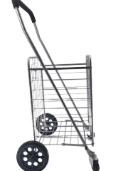 30KGS Factory Customized Portable Folding steel wire shopping cart for supermarket folding steel wire shopping cart