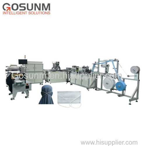 Gosunm automatic 1+1 cross head band mask machine