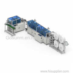 Gosunm ultrasonic welded kf94 mask making machine