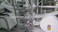 Gosunm ultrasonic welded kf94 mask making machine