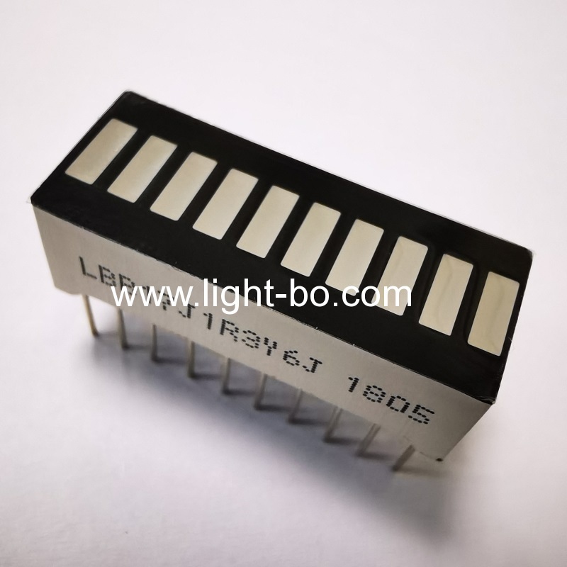 gradh de barra de luz led multicor de 10 segmentos para indicador de nível / valor do painel de instrumentos