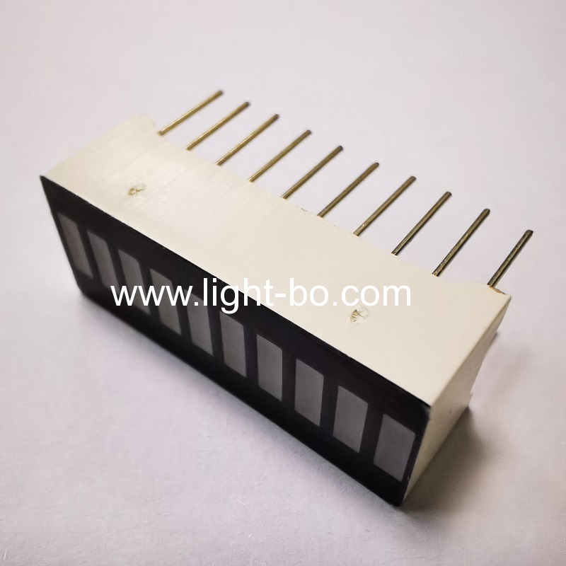 gradh de barra de luz led multicor de 10 segmentos para indicador de nível / valor do painel de instrumentos