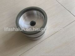 Diamond grinding wheel grinding stainless steel pipe with short hair resin diamond wheel spot custom cycle