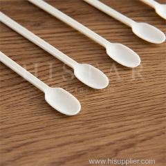 Disposable biodegradable coffee spoons