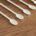 Disposable biodegradable coffee spoons