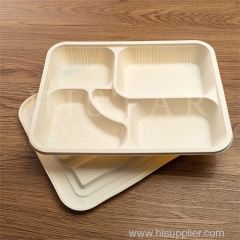 Compostable Corn Starch 5 Compartment Food Container