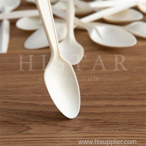 Corn starch compostable cake spoon