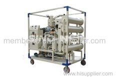 double-stage vacuum transformer oil regeneration unit