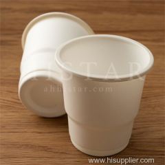 Disposable cornstarch beverage cup