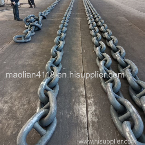 Flush butt welded anchor chain KR LR RMRS IRS RINA