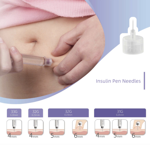 Medical Disposable Insulin Pen Needle Safety Pen Syringes Needle Manufacturer for Insulin 31g