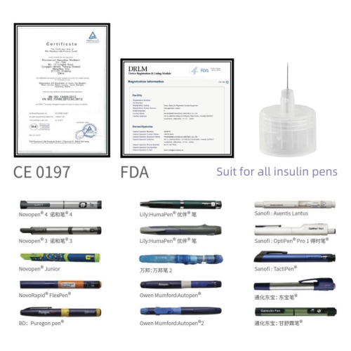 Insulin Pen Needles Compatibility for Majority Insulin Pen