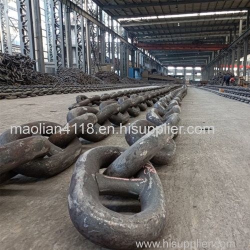 Nantong Cosco shipyard Stud Link Anchor Chain With LR Certificate