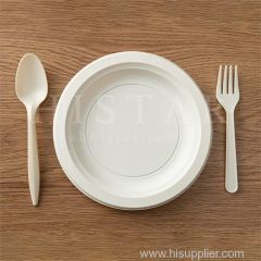 Disposable biodegradable food plates