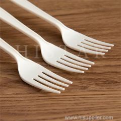 Corn starch compostable fruit and food fork