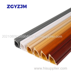 ZGYZJM PVC Cable Concealer Cover Raceway Kit Triangle Cord Hider for Wall Office Cable Trunking Wire Duct