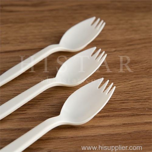 Organic and eco-friendly disposable cake spoon