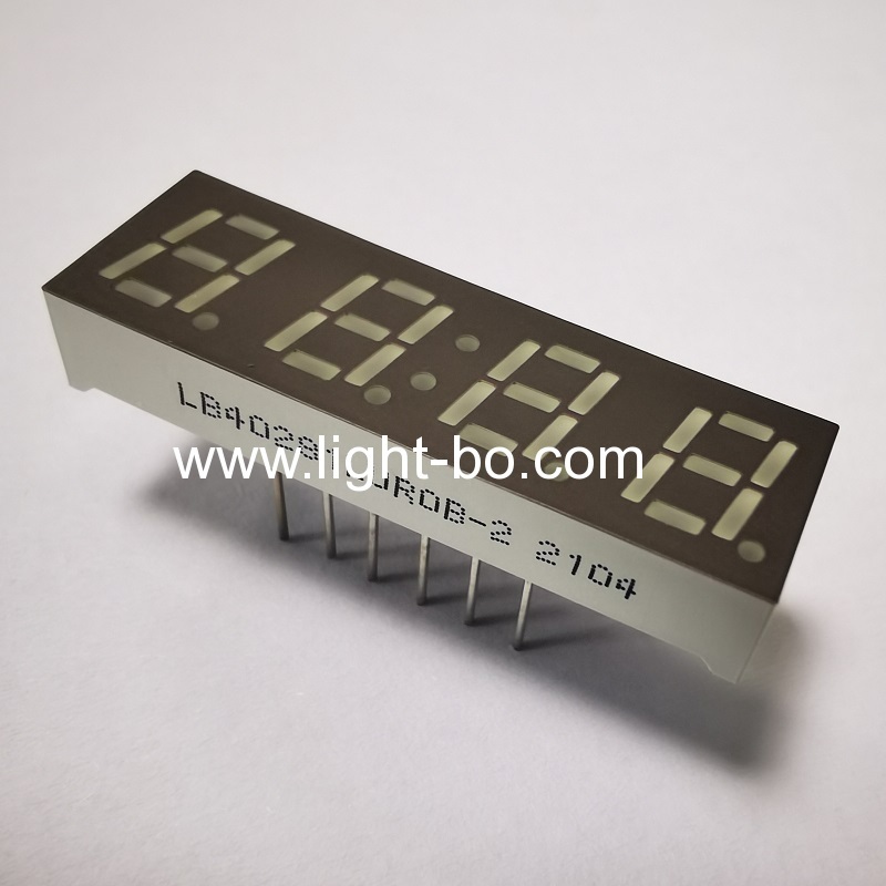 Common cathode Ultra bright red 0.28inch Four-Digit 7-segment LED numeric Display for process control