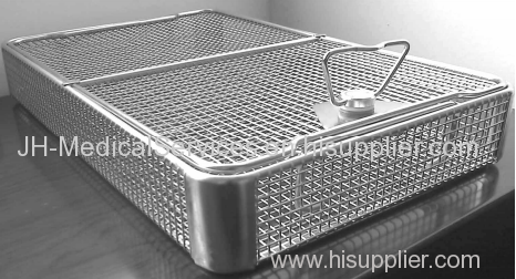Instrument baskets with Wire Mesh Lids