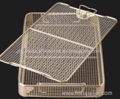 Instrument baskets with Wire Mesh Lids