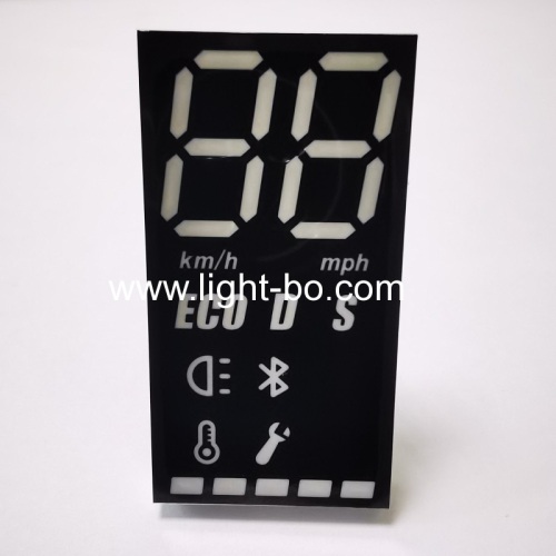 Multicolour 7 Segment LED Display common anode for Electric Motorcycle Vehicle Panel