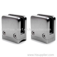 stainless steel glass clamps clips