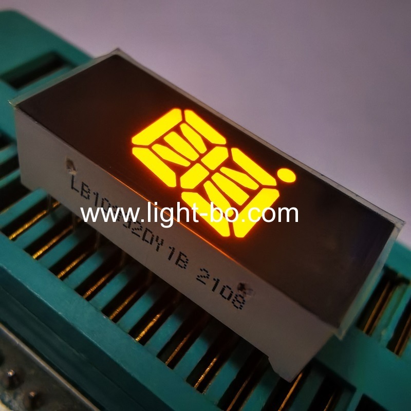 super helles gelb0,39 Zoll einstellige 14-Segment-alphanumerische LED-Anzeige gemeinsame Kathode