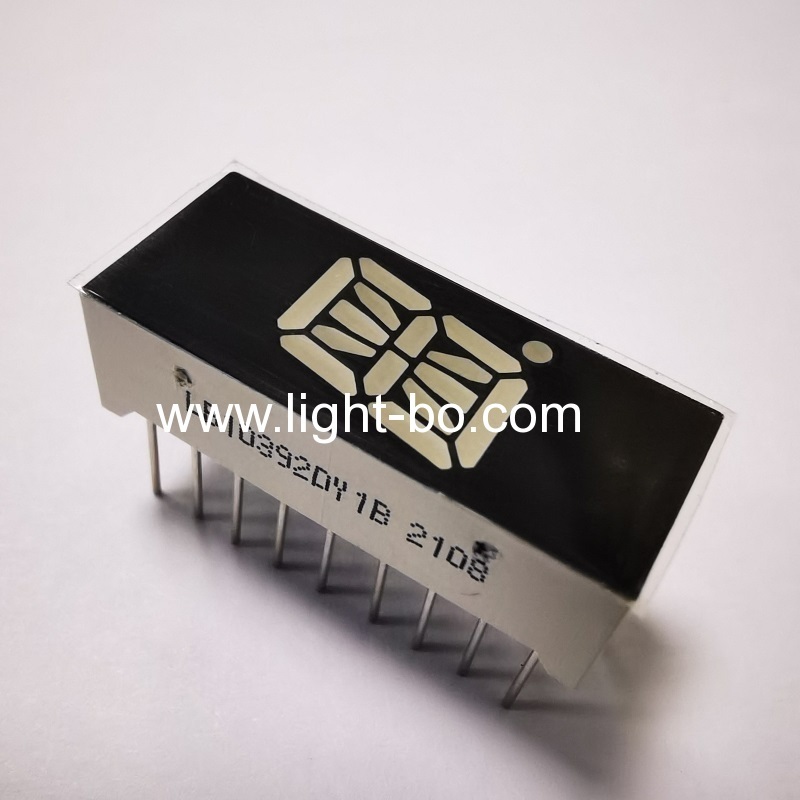 Super bright Yellow0.39inch Single Digit 14 Segment Alphanumeric LED Display common cathode