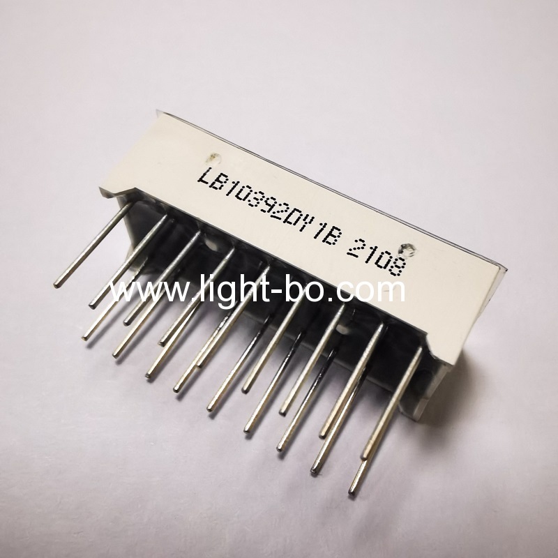 LED alfanumérico super brilhante de 0,39 polegadas de dígito único de 14 segmentos e catodo comum