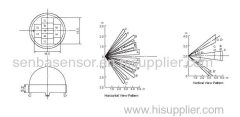 Dual Elements Passive Infrared Sensor Used for Alarm System D203B