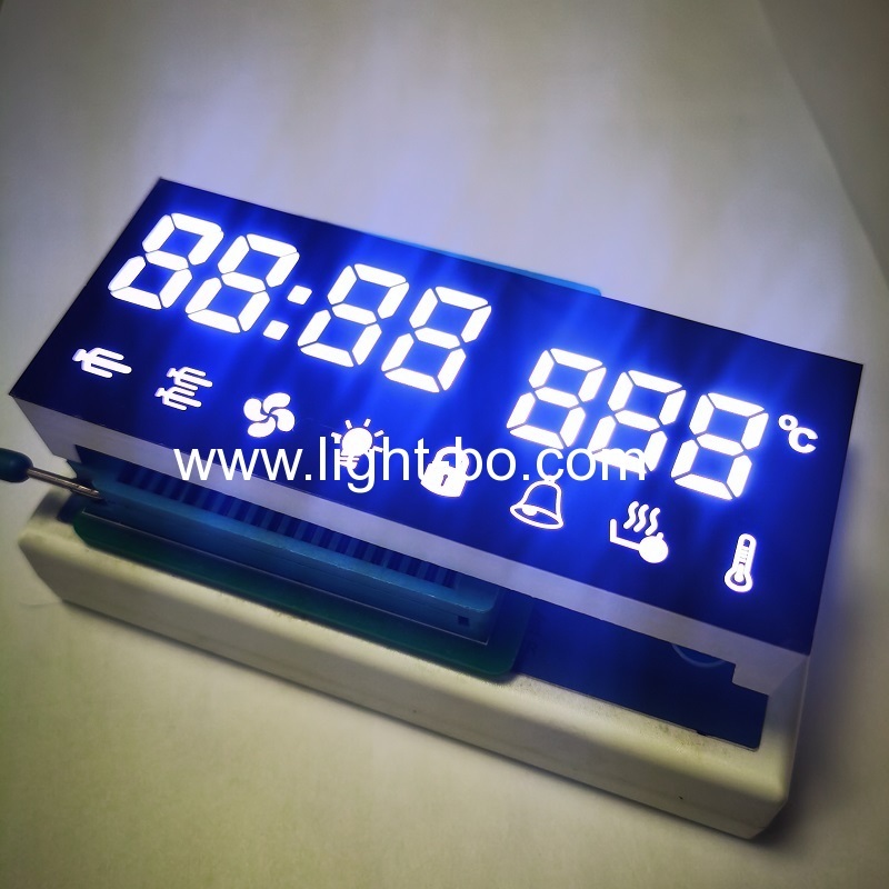 Ultra Bright White 7 Segment LED Display Module for Digital Oven Timer Controller