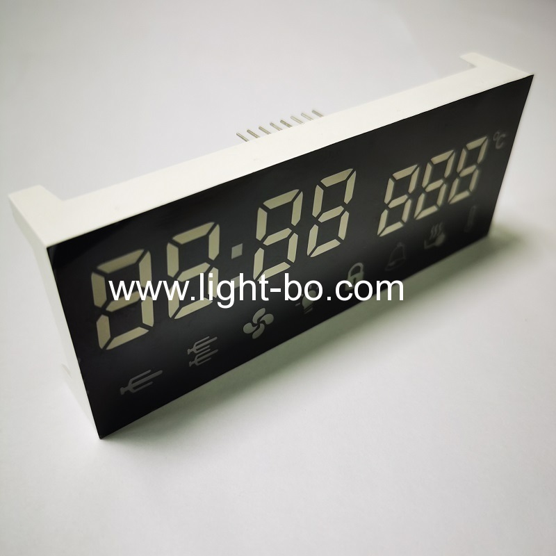 módulo de display LED de 7 segmentos branco ultra brilhante para controlador digital de cronômetro de forno