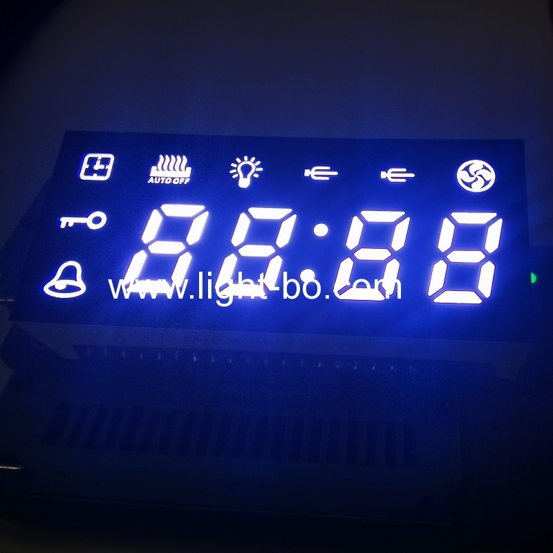 ultra luminoso bianco 4 cifre 12mm 7 segmenti led display catodo comune per cucina a gas