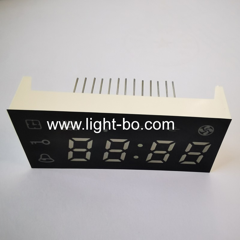 ultra-bright white 4 dígitos 12mm 7 segmentos display led catodo comum para fogão a gás