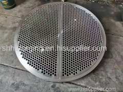 Forged Raffles Tube Sheet Tube Plate for shell heat exchanger fabrication and repair project