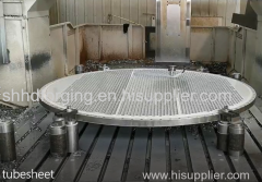 Forged Raffles Tube Sheet Tube Plate for shell heat exchanger fabrication and repair project