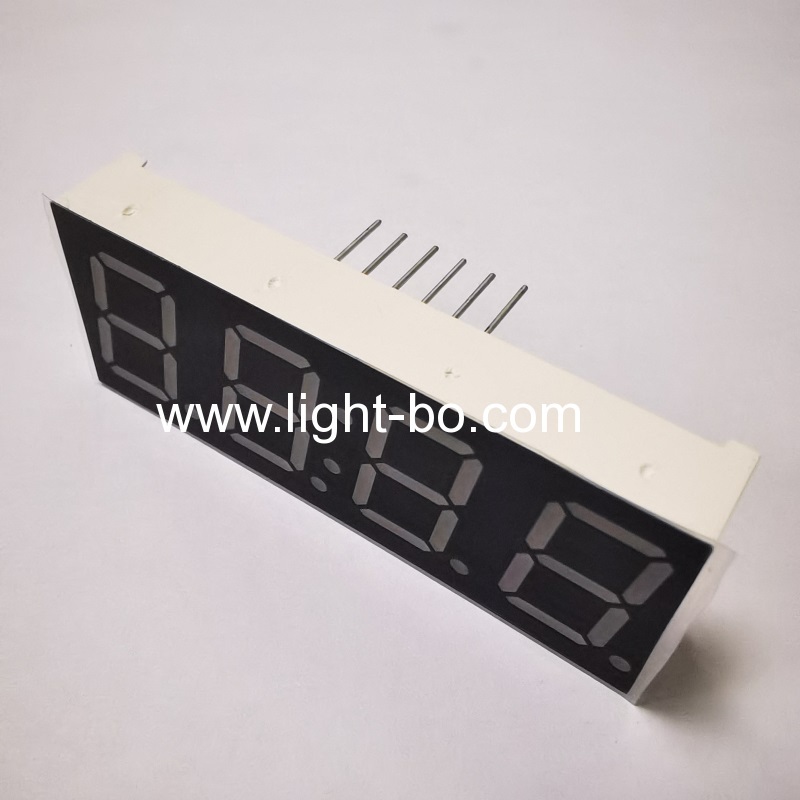 Affichage d'horloge à LED rouge super brillant de 0,56" à 4 chiffres et 7 segments, cathode commune pour minuterie numérique