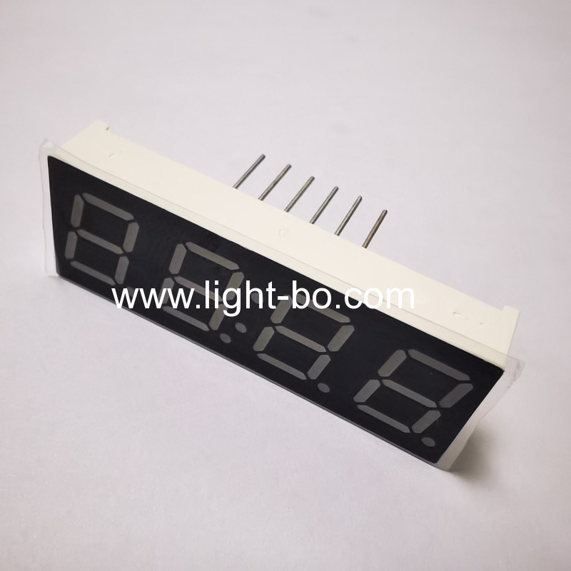 شاشة عرض LED حمراء فائقة السطوع مقاس 0.39 بوصة مكونة من 4 أرقام و7 قطاعات وأنود مشترك لوحدة التحكم في مستوى الرصيف