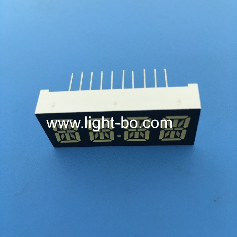 display a led alfanumerico ultra luminoso bianco da 0,4 pollici a 4 cifre a 14 segmenti per timer a microonde